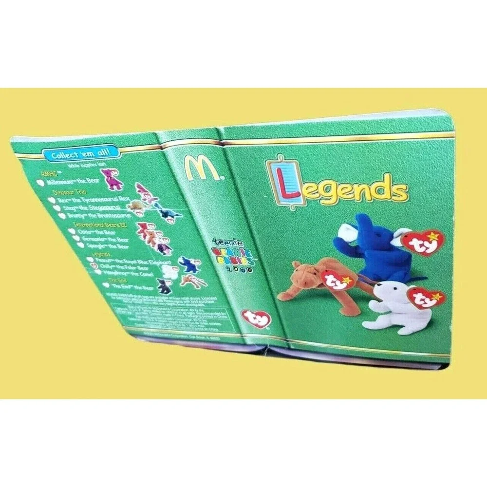 TY McDonald's Beanie Babies Plush 1994 Legends Chilly The Polar Bear NIP